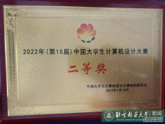 信息学院学子获计算机设计大赛全国二等奖